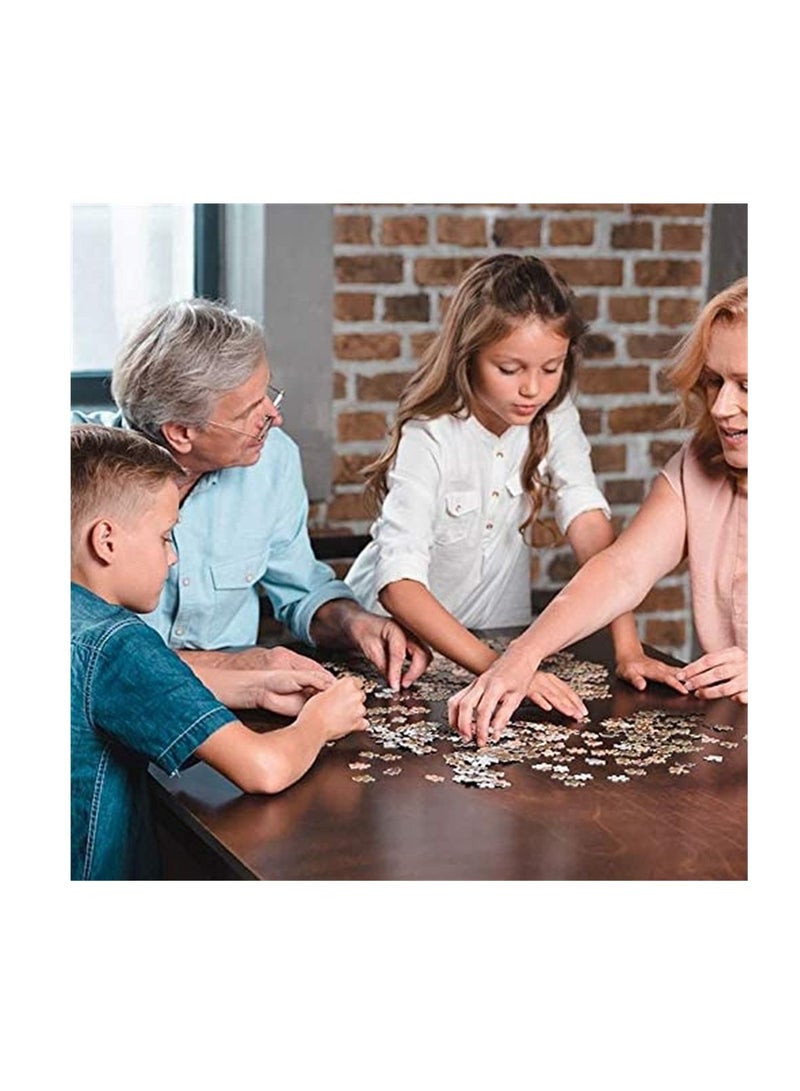 Creative Jigsaw,1000 Piece Jigsaw Puzzle Educational Puzzle Family Game Gift for Adults and Kids Large Pieces Puzzle Multicolor (Coffee and Donuts) - Image 2