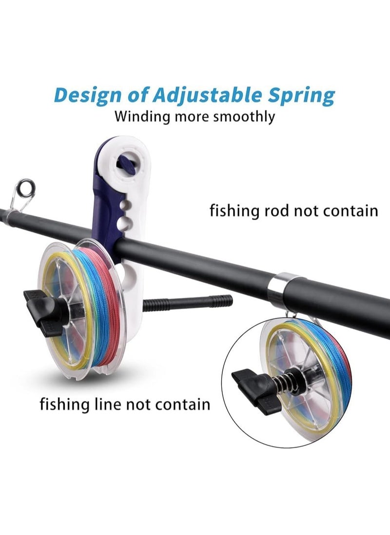 Generic GQ 2PCS Fishing Line Spooler, Mini Winder Machine Portable Adjustable for Spinning and Casting Reels, Spooling Tools  - Image 3