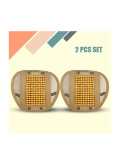 Acupressure Seat Cushion Back Rest Lumbar Support for Car Chair Seat Wooden Bead Cushion 2 Pcs - pzsku/ZC2C41EA6C4554BB98307Z/45/_/1694145923/65400398-545f-4ee6-b735-0dafea19fbe0