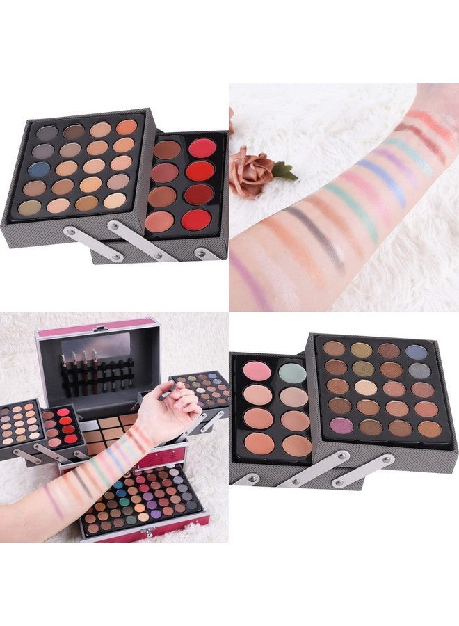 UNIFULL 132 Color All- In- One Makeup For Women Full Kit,Professional Makeup Kit,Makeup Gift Set for Women &Girls,Include eyeshadow/lipstick/concealer/Lip Gloss/Eyeliner/Mascara/Makeup Brushes(Pink) - Image 4
