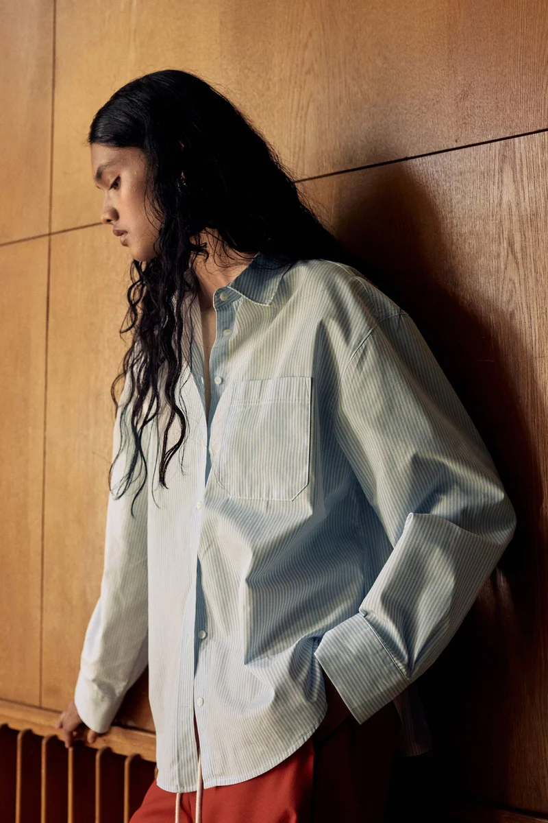 H&M Oversized cotton shirt