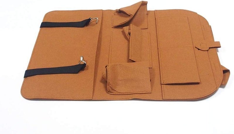 ZTO Car Seat Back Hanger Storage Organizer Bag (Brown) - Image 3