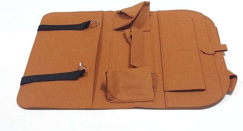 ZTO Car Seat Back Hanger Storage Organizer Bag (Brown) - Image 1