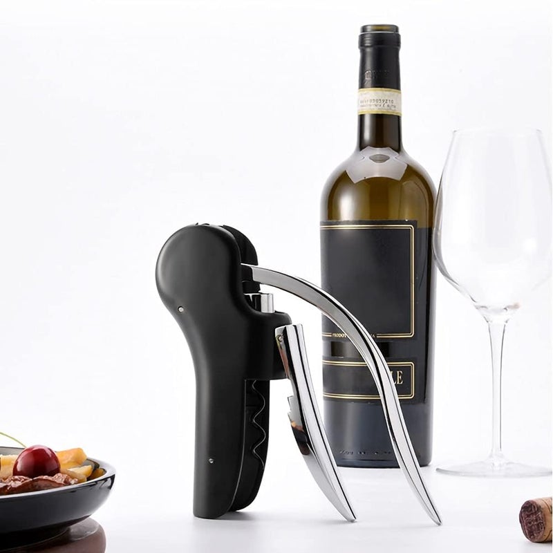 SUNBEET SUNBEET Corkscrew Portable Wine Corkscrew Kit Household Multifunctional Beer Corkscrew Red Bar Corkscrew AccessoriesFoil Cutter and Extra Replacement Spiral Worm - Image 2