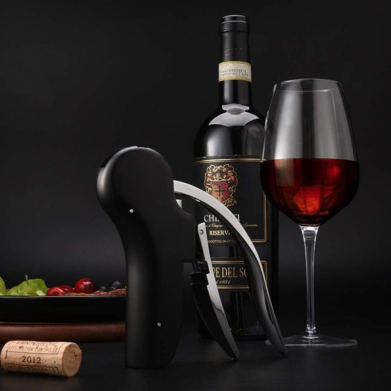 SUNBEET SUNBEET Corkscrew Portable Wine Corkscrew Kit Household Multifunctional Beer Corkscrew Red Bar Corkscrew AccessoriesFoil Cutter and Extra Replacement Spiral Worm - Image 5