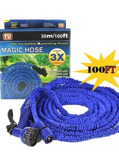 ELTRAZONE Blue Expandable Garden Hose – Flexible, Lightweight, and Durable  - Image 1