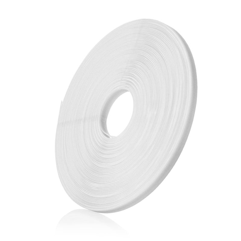 EchApr 50 Yards Wide Plastic Boning for Sewing SewThrough Boning Wedding Dress Nursing Caps Party Decoration Flowers White 6mm