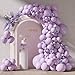 RUBFAC 87pcs Lavender Balloons Different Sizes 18 12 10 5 Inches for Garland Arch Premium Pastel Latex Balloons for Birthday Party Wedding Baby Shower Bridal Shower Decorations - Image 3
