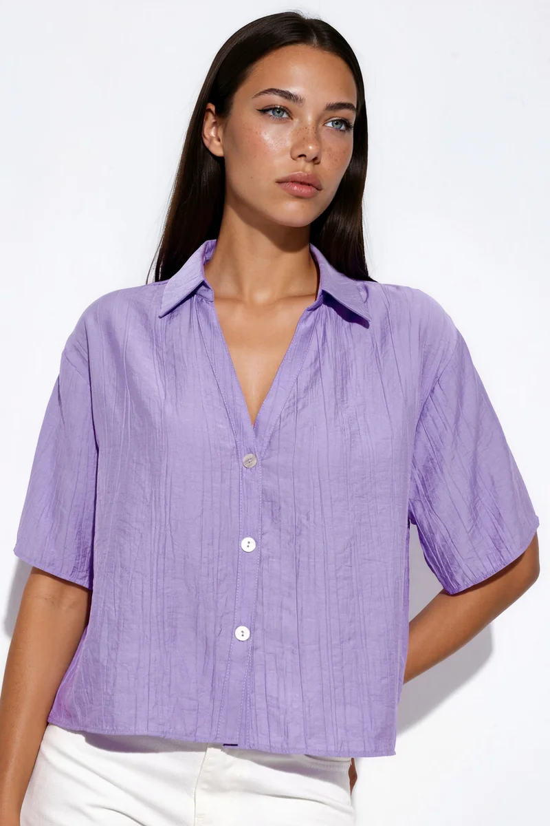 Busem BUSEM Women’s Cropped Relaxed Shirt