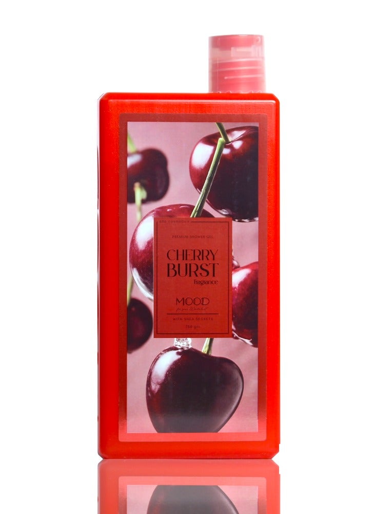 MOOD mood cherry burst shower gel 750ml