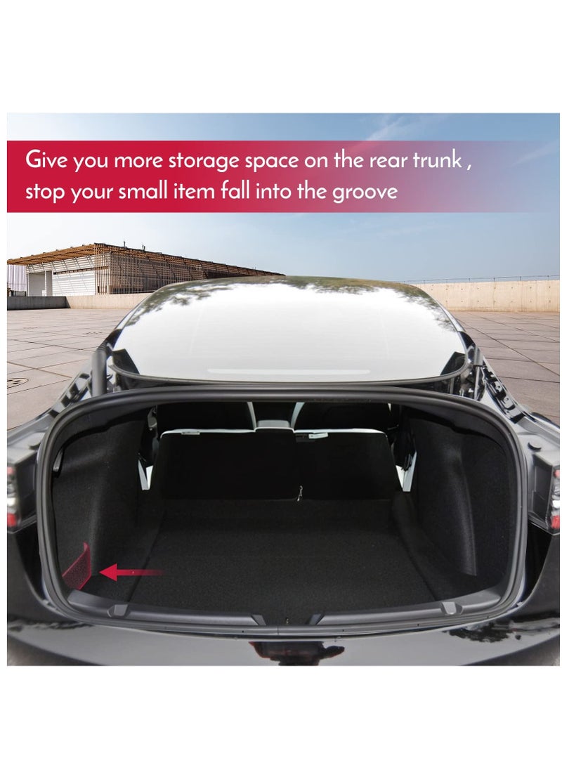 SYOSI - Rear Trunk Organizer Side Divider Accessories for Tesla Model 3 2016-2022, Tail Storage Partition Container Organizer - Image 1