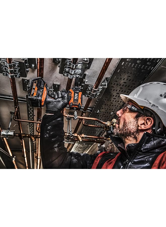 أيج مفتاح ربط مدمج بقوة 18 فولت، برتقالي وأسود، بطارية غير متضمنة - Image 4