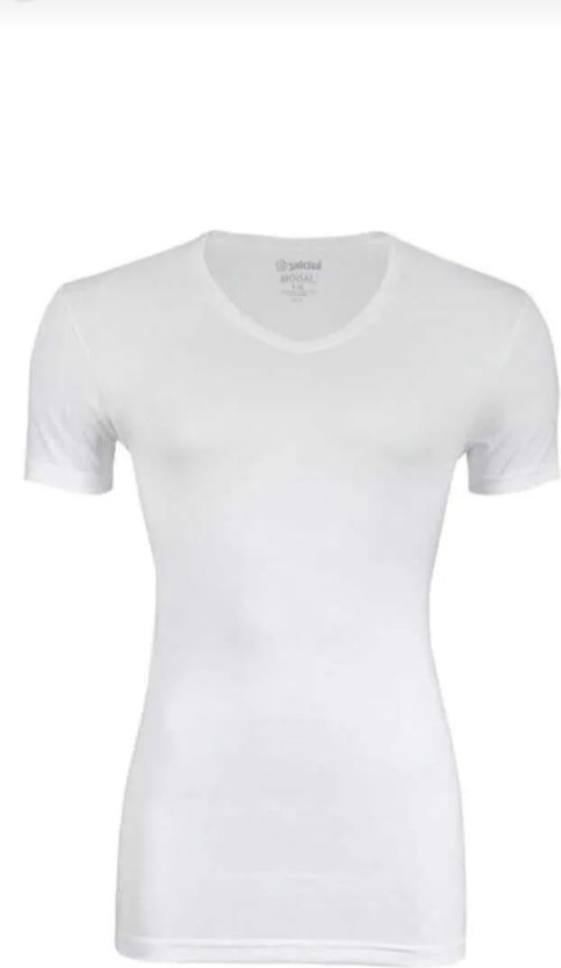 Yıldız Yildiz 150 Men's Modal V Neck Short Sleeve Undershirt 12 Pieces  - Image 2