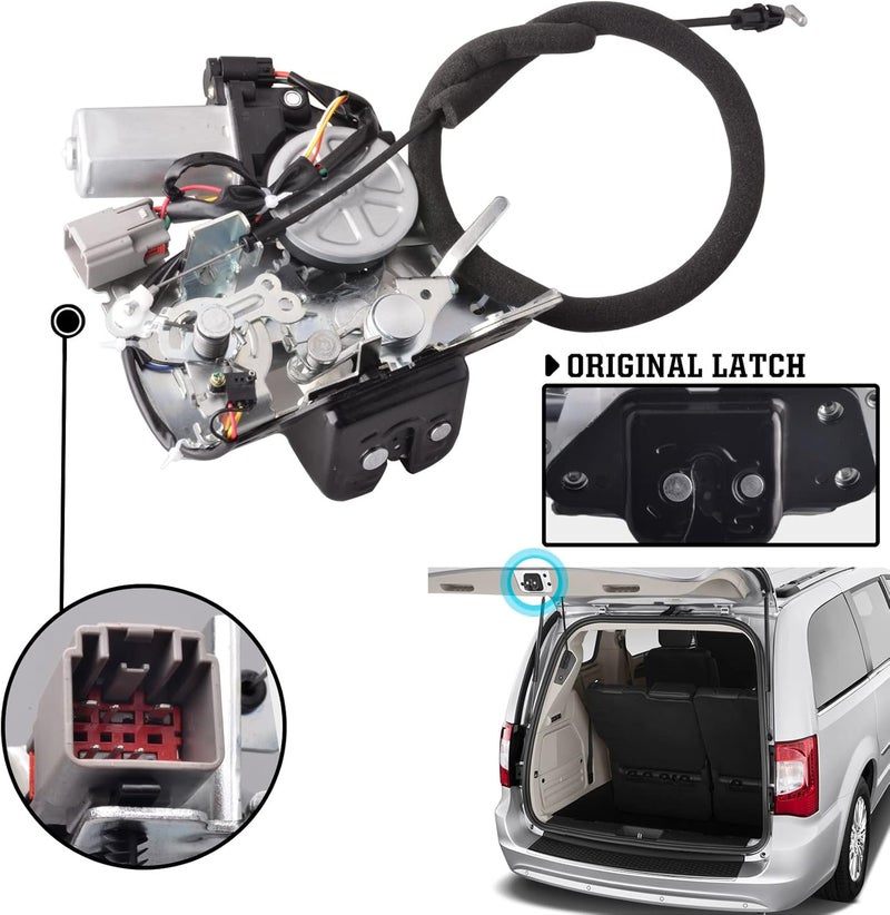 Unikpas Rear Power Liftgate Latch Actuator Motor for Dodge Grand Caravan, Chrysler Town & Country, Jeep Commander - Image 3