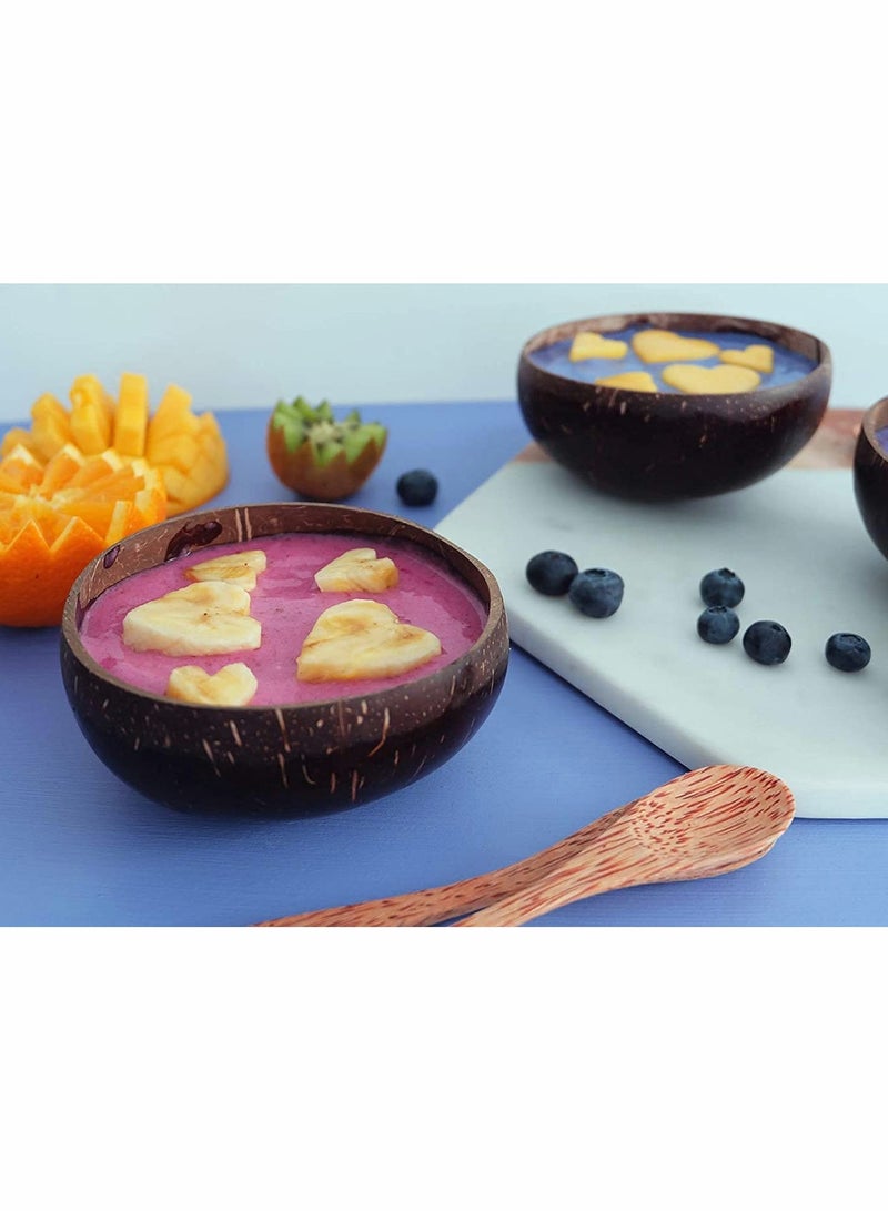 Handcrafted Coconut Shell Bowl - Eco-friendly Rustic Serving Bowl - Image 4