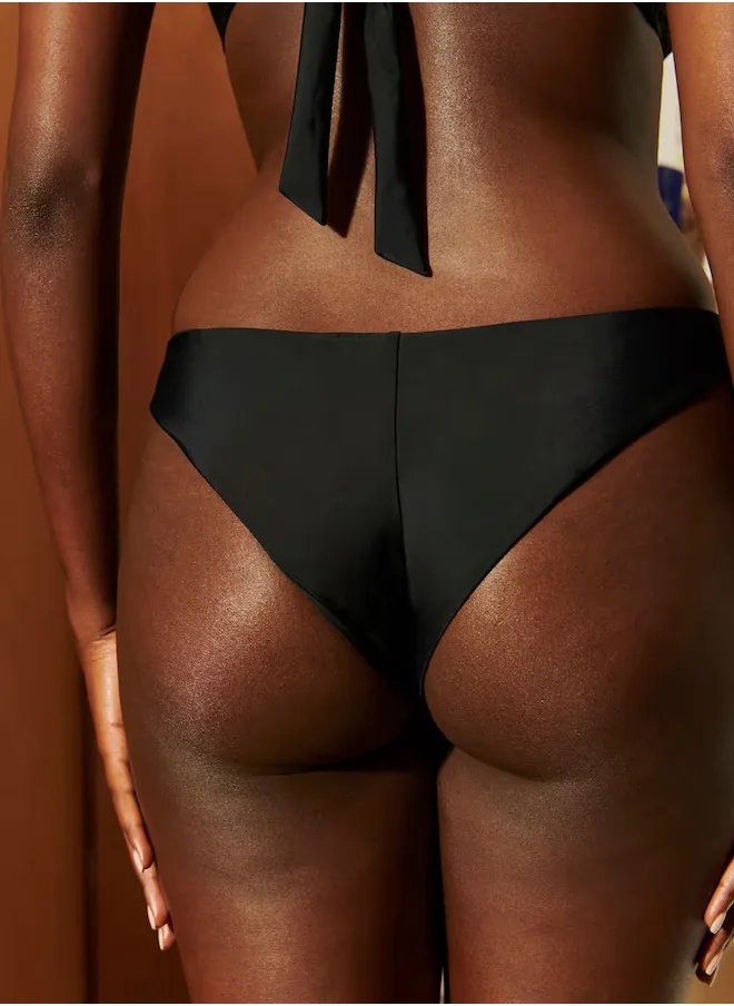 UNDIZ Black tanga bottoms