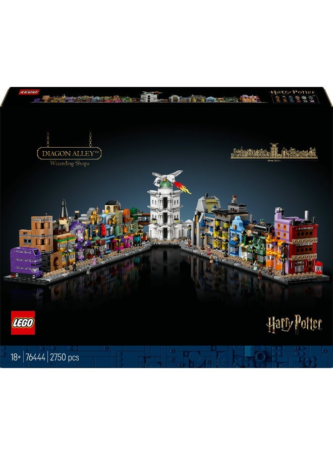 LEGO LEGO Harry Potter Diagon Alley Wizarding Shops 76444 Building Set (2750 Pieces)  - Image 2