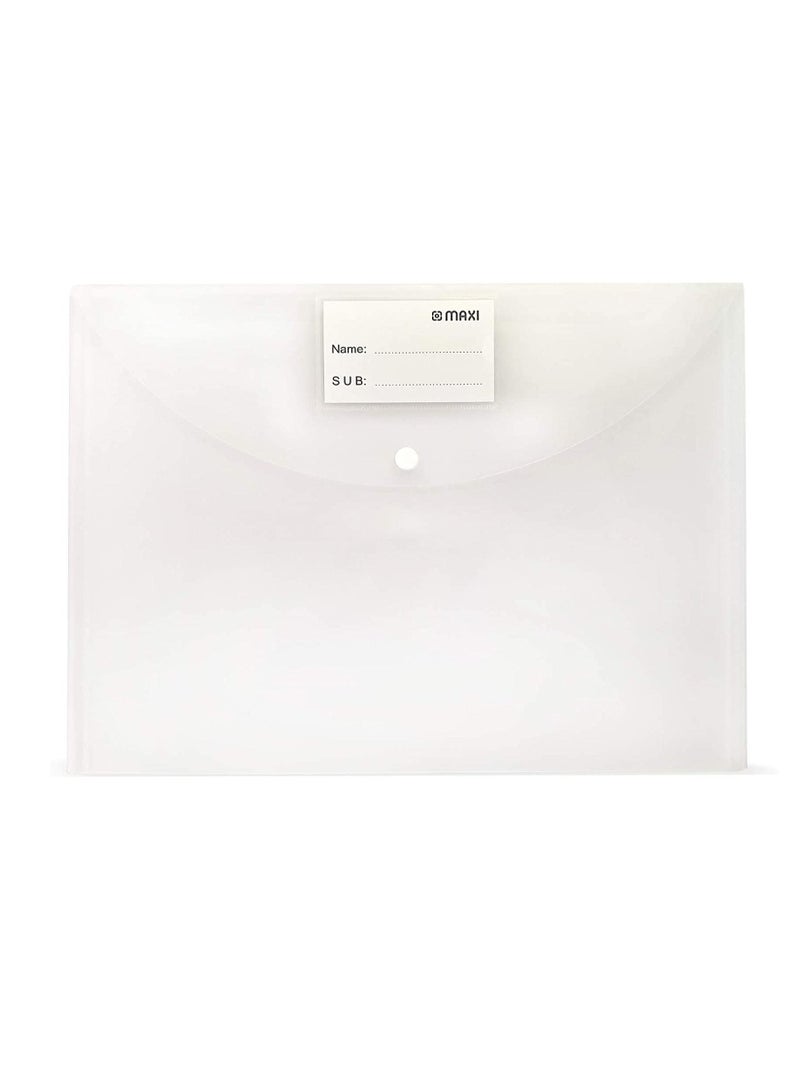 Maxi 12-Piece Clear Document Bags  - Image 2