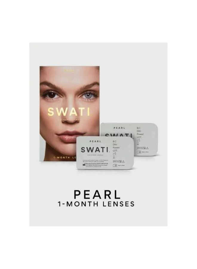 swati Cosmetics Coloured Contact Lenses  Pearl 1 Months