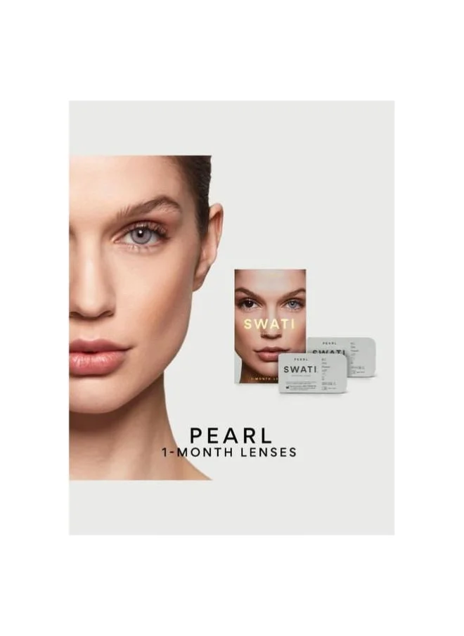 swati Cosmetics Coloured Contact Lenses  Pearl 1 Months
