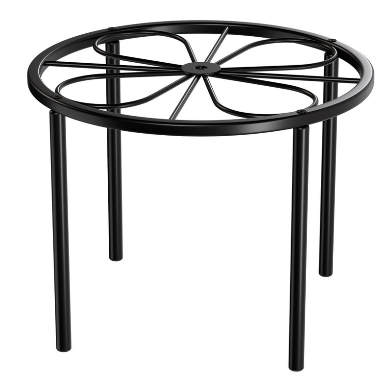 Chinpakden Plant Stand Plant Riser Metal Flower Stand for Garden Home Antirust Plant Holder for Multiple Plant Indoor or Outdoor - Image 2