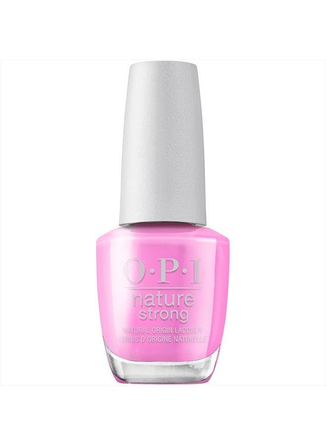 OPI Nature Strong Vegan Nail Polish, Emflowered, Pink Nail Polish, Natural Origin, Cruelty-Free Nail Lacquer, 0.5 fl oz. - Image 1