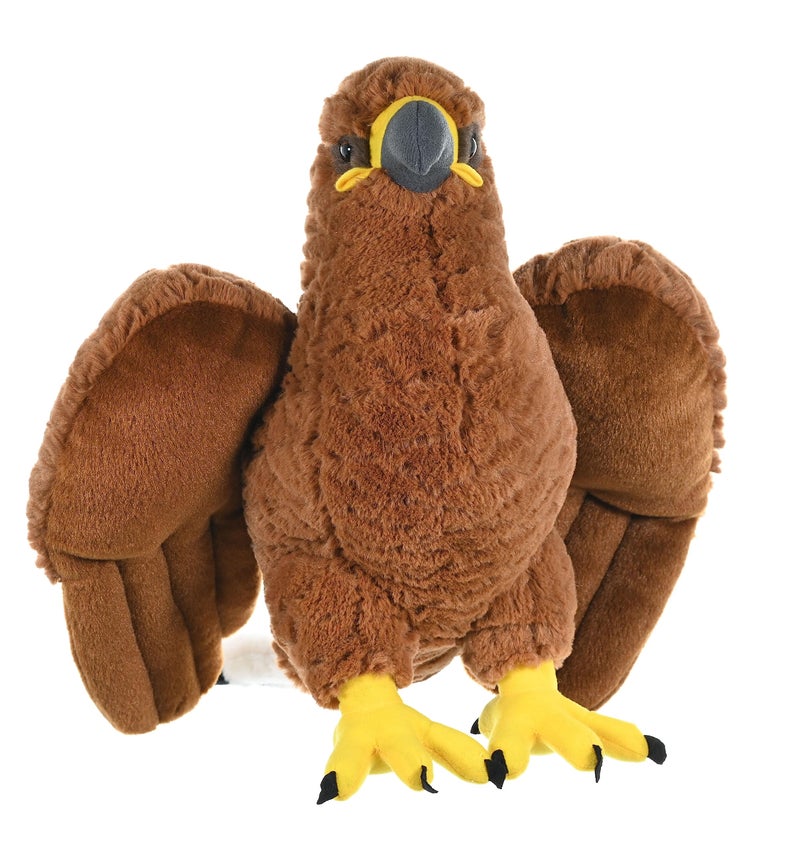 Wild Republic Golden Eagle  Cuddlekins  Stuffed Animal  12 inches  Gift for Kids  Plush Toy  Fill is Spun Recycled Water Bottles - Image 1