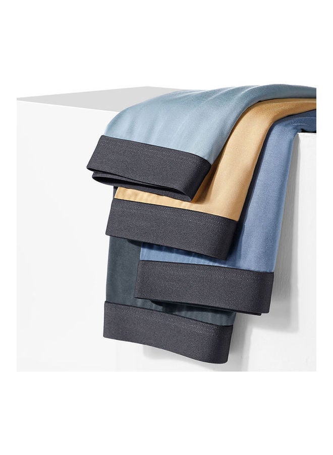 3-Piece Casual Boxer Brief White/Grey/Brown - Image 4