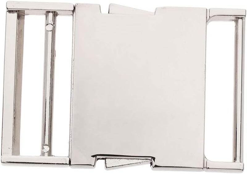 klarako 19/25/38mm Metal Buckle Webbing Strap Bag Fasteners Release Clasp Clip Parts  Silver, Inner diameter 38mm - Image 4