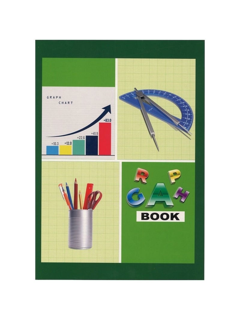Sadaf - دفتر ملاحظات بياني بحجم A4، 50 ورقة، تصميمات متنوعة - Image 1