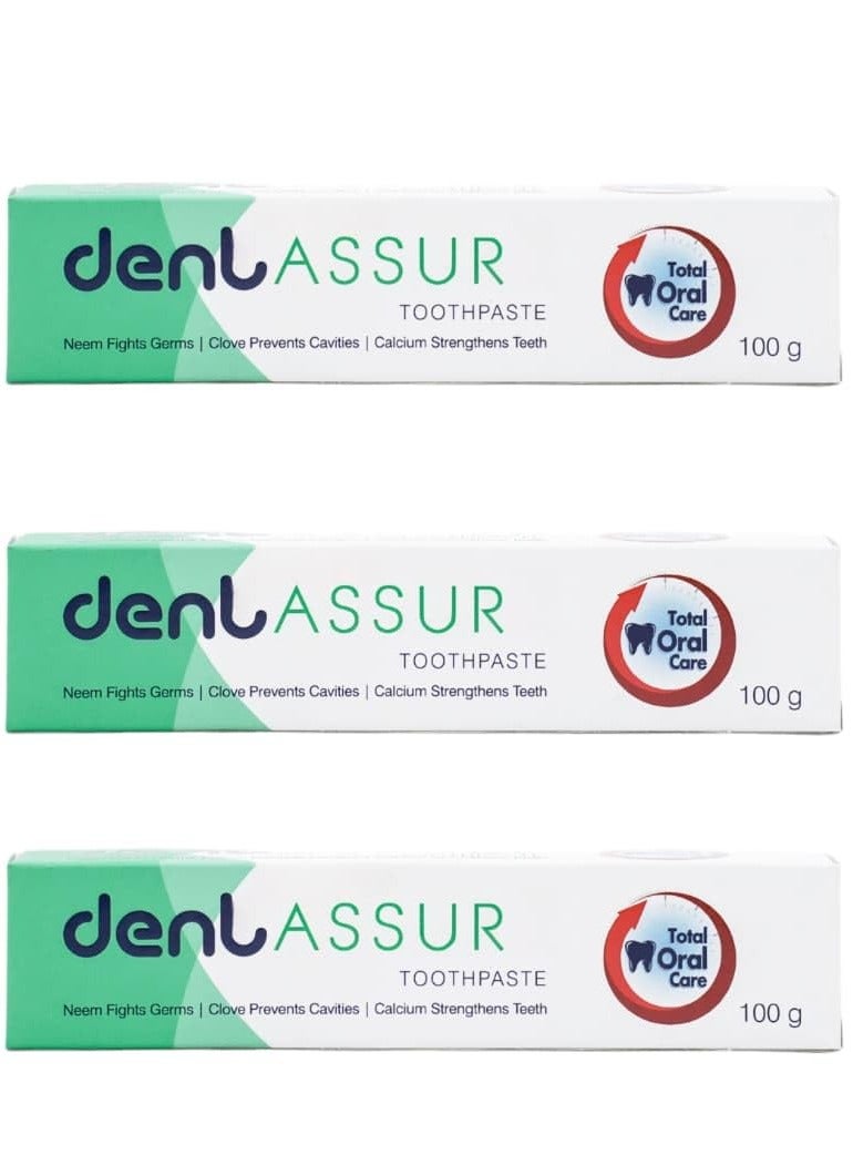 Assure Toothpaste With Neem Clove & Calcium 3X100gm Pack Of 3 - Image 4