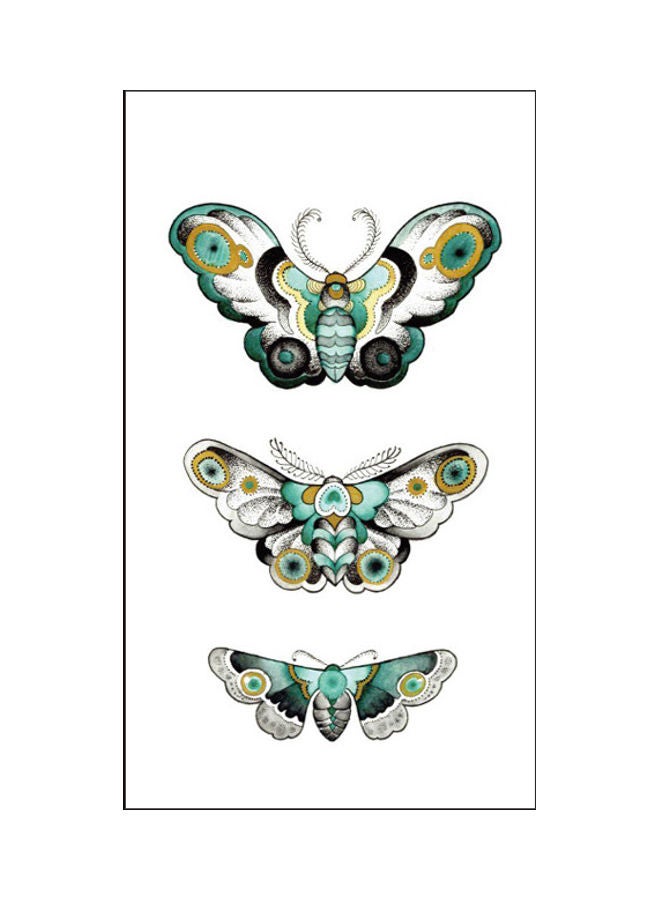 NIBEMINENT Waterproof Fashionable Temporary Tattoo Sticker Multicolour - Image 1