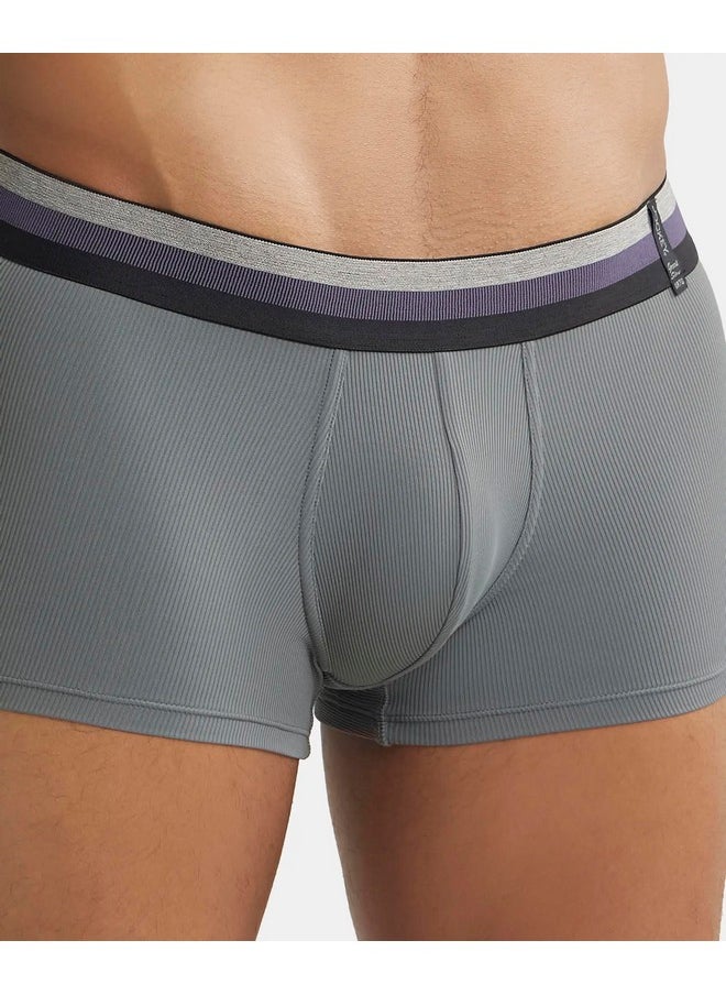 JOCKEY Jockey Men's Polyamide Solid Trunks (Pack of 1) (HG14_Gunmetal_M)  - Image 4