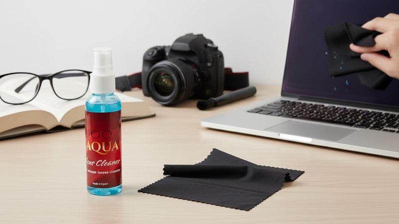 Glasses and Screen Cleaner Remove Fingerprints, Grease and Dust, Increase Image Clarity and Quality, Perfect for Cameras, Mobile & Laptop + Microfiber Cleaning Wipe. (1) - Image 1