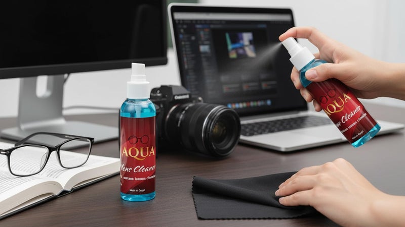 Glasses and Screen Cleaner Remove Fingerprints, Grease and Dust, Increase Image Clarity and Quality, Perfect for Cameras, Mobile & Laptop + Microfiber Cleaning Wipe. (1) - Image 2