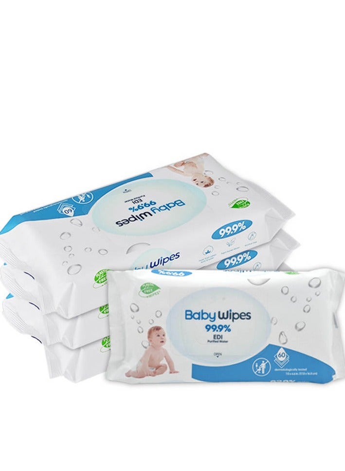 MAMIORA Mamiora Baby Wipes Mega Value Pack – 12 Packs x 60 Sheets (720 Wipes Total) - Image 3