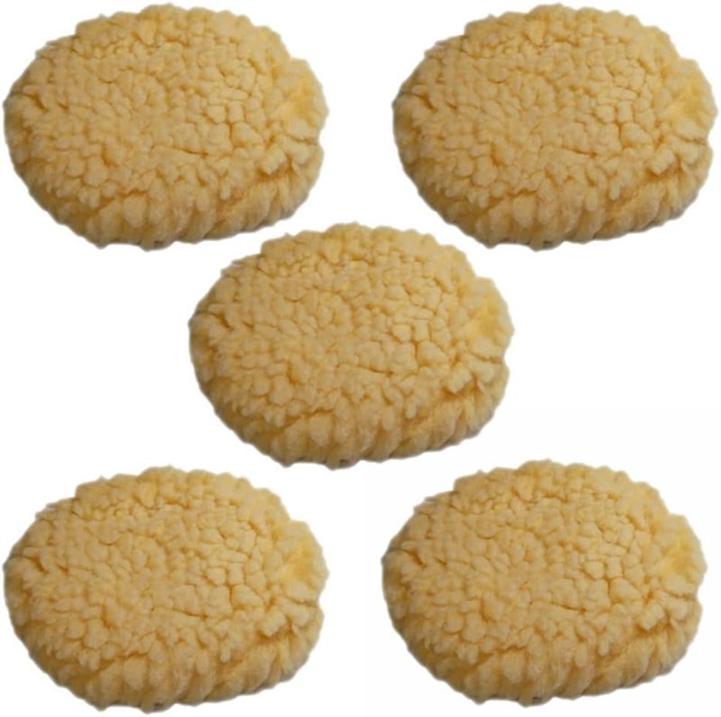 Updated modern design 6 Inch Replacement Cloth Bonnet for Ryobi SP450 Buffer 019011001011 Compatible with Ryobi Models, 5 Pack Standard fit - Image 1