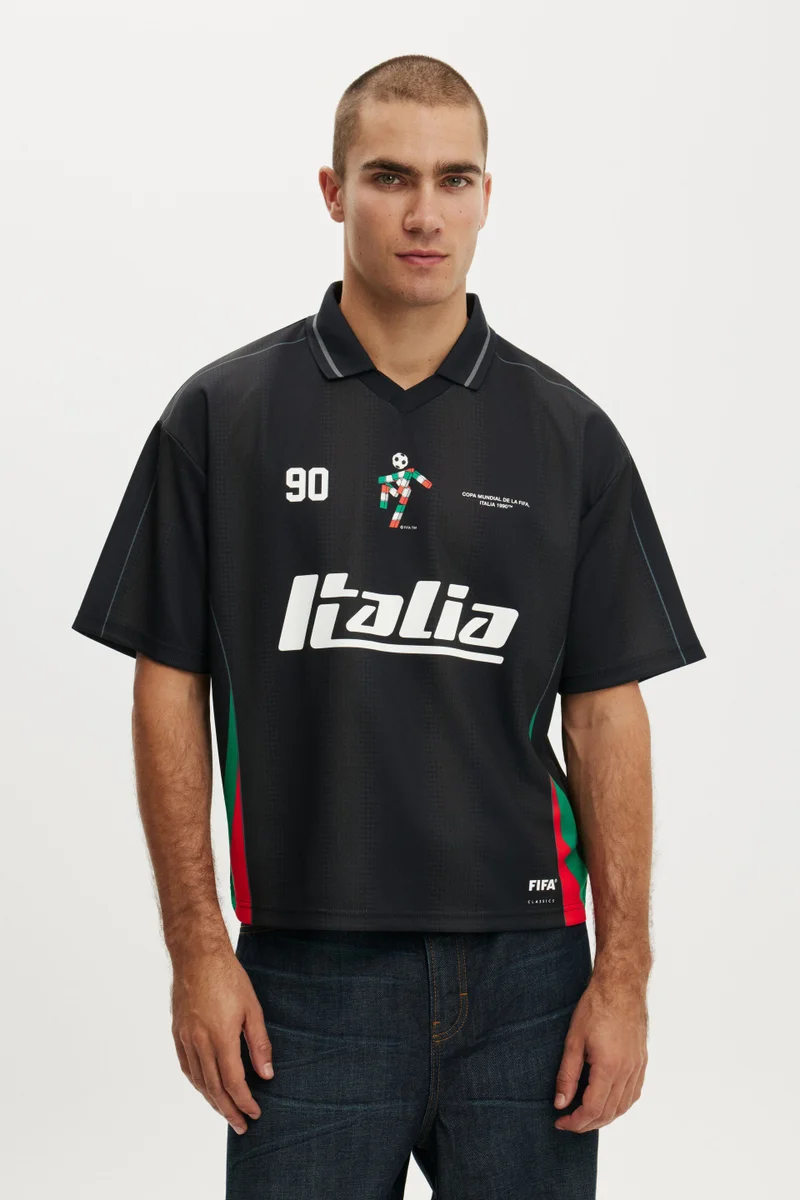 LCN FIF BLACK / FIFA - ITALIA 90 / XL