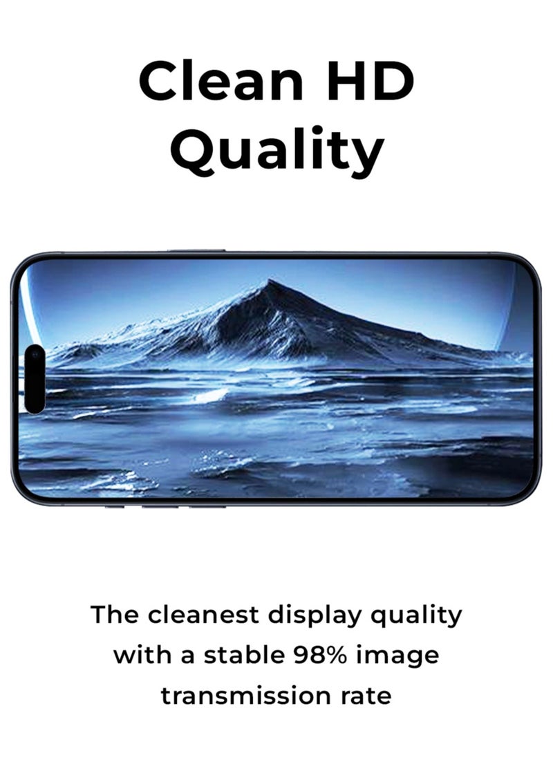 glassology - 3Pack Screen Protector for iPhone 16 Plus 6.9"  9H+ Unbreakable HD Ultra Clear Tempered Glass Easy Install & Case-Friendly Includes Installer Frame - Image 1