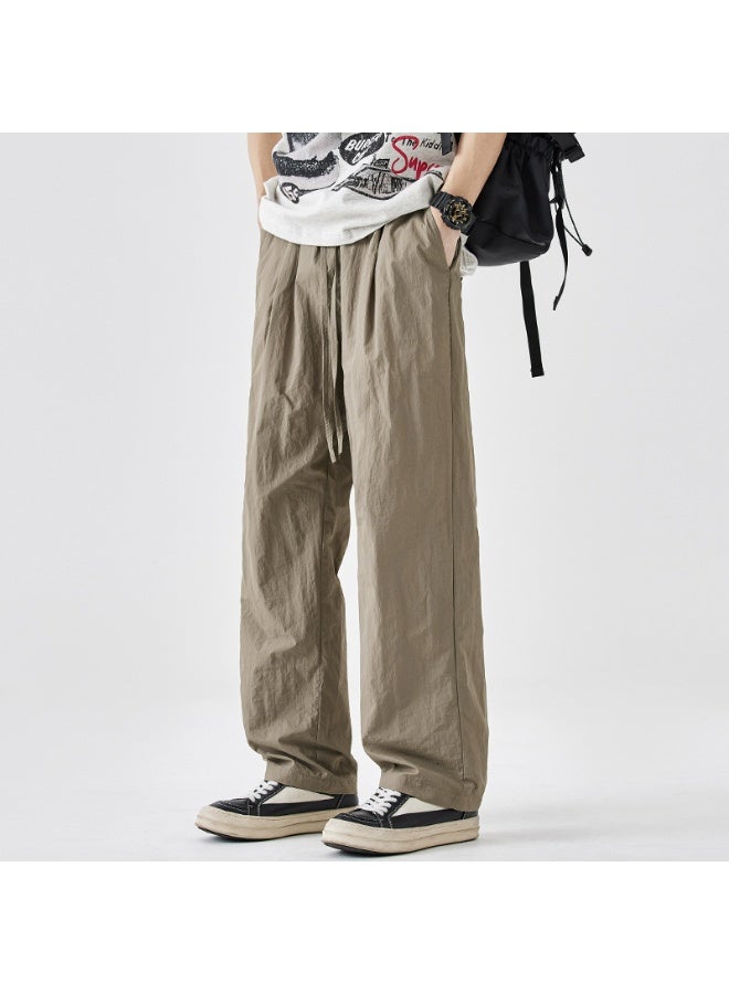 Nariele بنطلون طويل رقيق من حرير الثلج الصيفي الجديد - Image 1