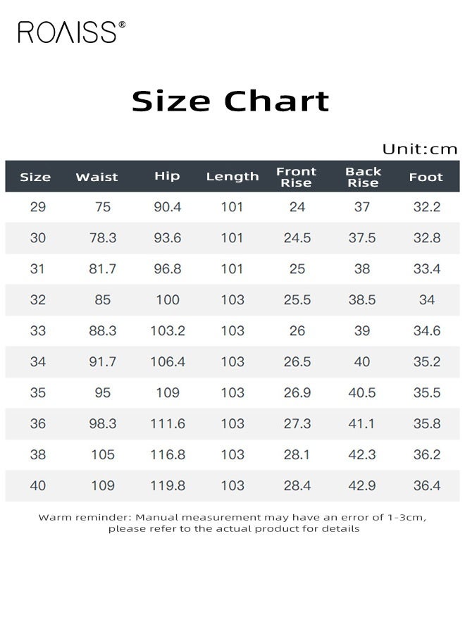 roaiss Men's Slim Fit Formal Trousers High Elasticity Straight Leg Design with Pockets, Mid-Rise Waist for Business Casual Weekend Parties, Wrinkle Free for All Day Comfort - Image 4