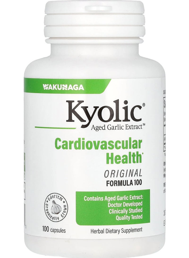 Aged Garlic Extract, Cardiovascular, Original Formula 100, 100 Capsules