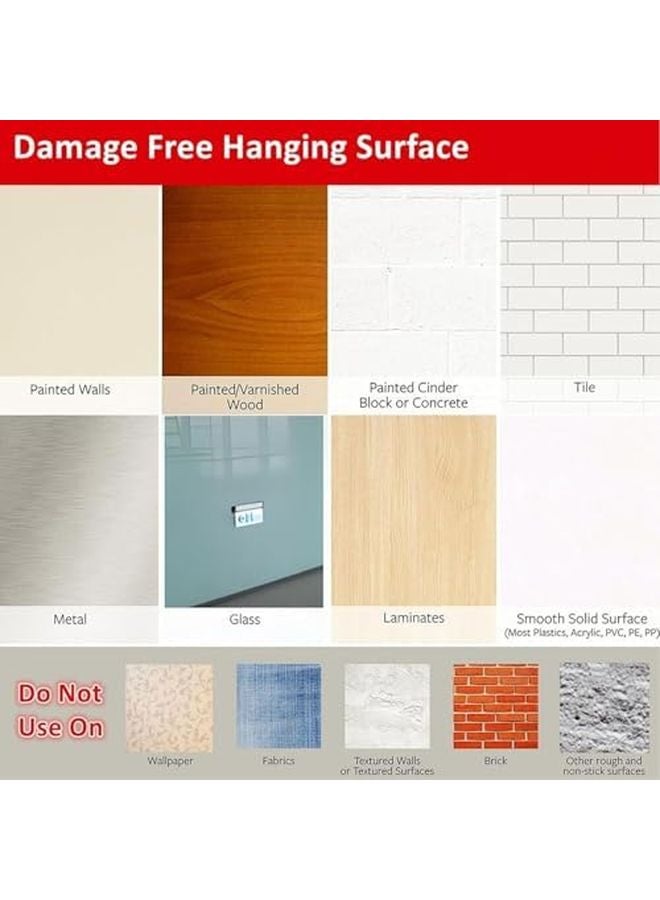 حامل مفاتيح مثبت على الحائط مع 6 خطافات للمدخل، الردهة، المرآب - Image 4