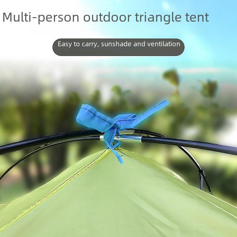 Cross-border beach tent outdoor canopy camping tent fishing folding sunscreen beach tent beach shade tent(black gray, 5-8 people) - Image 3