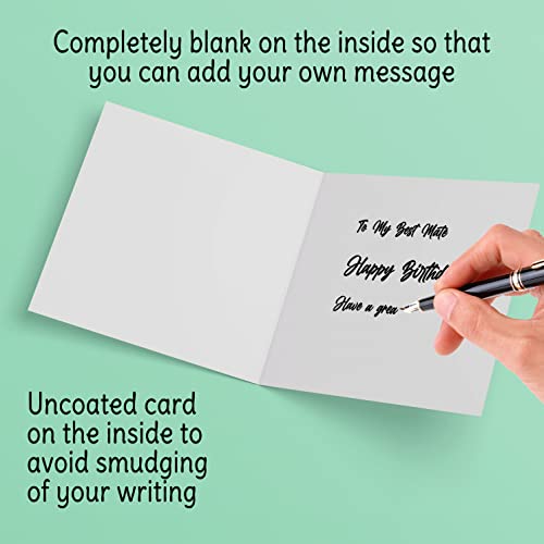 Stuff4 Funny 80th Birthday Cards for Uncle - Your Seventies Have Expired - Happy Birthday Card for Uncle from Nephew Niece, 5.7 x 5.7 Inch Banter Joke Humour Bday Greeting Cards Gift - Image 4