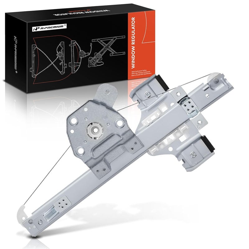 A-Premium Electric Power Window Regulator Without Motor for Chevrolet Caprice & Pontiac G8 - Rear Right Passenger Side - Image 1