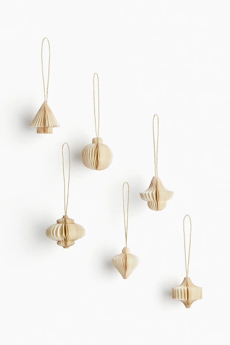 H&M 6-pack paper decorations