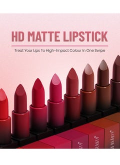 Swiss Beauty Swiss Beauty Hd Matte Pigmented Smudge Proof Lipstick Chocolave 3.5G  - Image 2