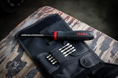 VESSEL USA Official VESSEL MEGADORA Interchangeable Ratchet Screwdriver 5PC Bit Set - Image 3