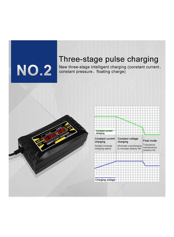 NIBEMINENT Full Automatic Car Battery Charger With Plug - Image 2